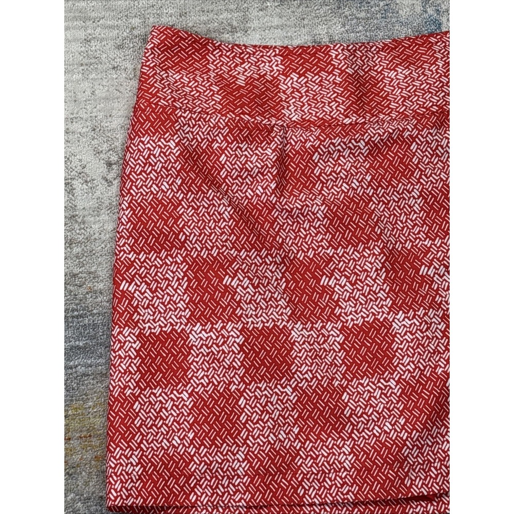 Women's IZOD Golf Skort Size‎ 4 Red White Print Athletic Tennis Skirt Shorts